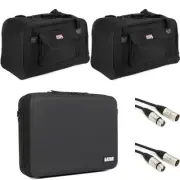 Gator GU-EVA-1813-3 Small EVA DJ Controller Case with 12" Speaker Tote Bags