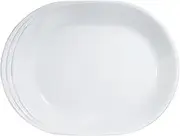Corelle Serving Platter, Winter Frost White (3 Pieces)