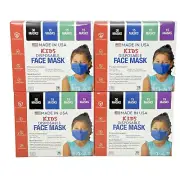 300x Kids Disposable Face Masks 3-Ply Earloop Latex-Free Breathable Made in USA