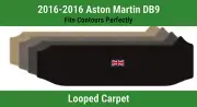 Lloyd Classic Loop Small Trunk Mat for '16 Aston Martin DB9 w/British Flag (for: Aston Martin)