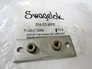 ✌️NEW SWAGELOK 304-S3-WPE ELONGATED FRACTIONAL WELD PLATE 304 STAINLESS STEEL
