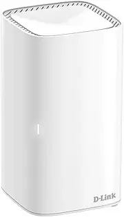 D-Link AC1900 Desktop Wi-Fi Range Extender - Dual-Band, Wi-Fi Internet Booster, WPA3 Security, 4 Gigabit Ports, Compatible with all existing Routers