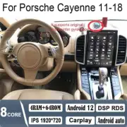 10.4" Android Navigation Car Gps Stereo Radio Carplay For Porsche Cayenne 11~18