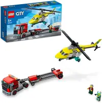 在飛比找樂天市場購物網優惠-LEGO 樂高 城市系列 救援直升機運輸車 60343