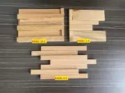 SAMPLES FEATURE WALL CLADDING 3D PANEL REAL WOOD RED OAK TIMBER 3 SAMPLES