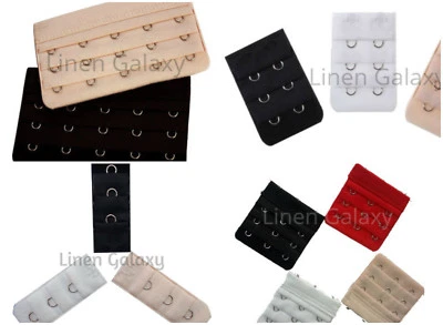 Ladies Women Bra Extender Coloured Extension Lingerie Underwear 2, 3, 4, 5 Hooks