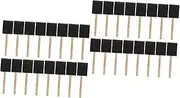 2sets DIY Art Tools Boys and Girls Sponge Brush for Painting Wooden Handle Sponge Brush for 16pcs*2