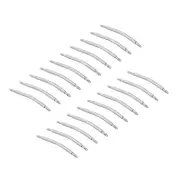 20Pack 20mm Curved Spring Bar Pins 1.5mm Dia Steel Watch Band Link Pin