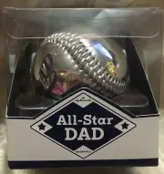 Hallmark All- Star Dad Baseball Silver New In Box