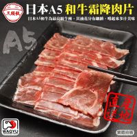 在飛比找Yahoo奇摩購物中心優惠-(滿699免運)【頌肉肉】日本A5和牛熟成霜降肉片(每盒約1
