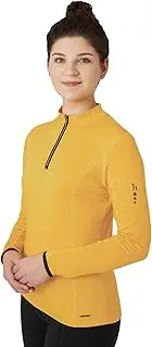 [HORZE] Lucy Womens Long Sleeved Half Zip Ventilated Shirt