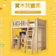 【HABABY】成長型書桌衣櫃床-爬梯款-單人加大床型(成長型床架、台灣製、書桌床)