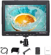 FEELWORLD FW759 7 Inch IPS Camera Field DSLR Video Monitor with Sunshade 1280X80