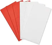 American Greetings 125 Sheet Bulk Red and White Tissue Paper 20" x 20" for Graduation, Birthdays and All Occasions