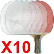 Ping pong racket protective film, sticky, transparent, maintenance cover tool.