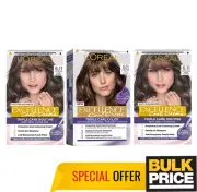 L'Oréal Excellence Cool Creme 6.11 Ultra Ash Dark Blonde Hair Color 3-Pack