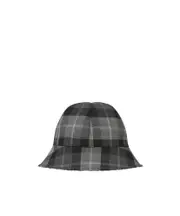 D-Tulipe Check'n'Dior Large-Brim Reversible Cloche 56,57,58 black/gray