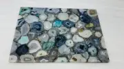 24" Square Luxury Agate Stone Center Coffee Table Modern Furniture Restaurant