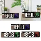 LED Alarm Clock LED Display Temperature Meter Kids Teens Adults Wall Mounted
