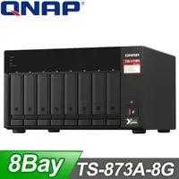 在飛比找PChome24h購物優惠-QNAP 威聯通 TS-873A-8G 8Bay NAS網路