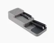 Joseph Joseph DrawerStore Compact Knife Holder Organiser Grey