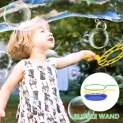 Big Bubble Blow Maker Wand Stick Set Tool Garden Outdoor Toy Children qrTpy