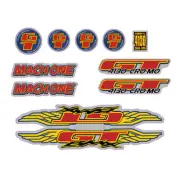 GT - 1996 Mach One - Chrome decal set - Old school bmx
