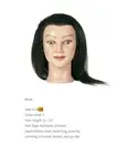 Marianna Ms. Anna Manikin 100% Human Hair 21-23" Hair Length Color Level 3 14120