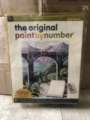 CRAFT HOUSE - THE ORIGINAL PAINT BY NUMBER KIT - TRAIN ON A TRESTLE, 2007 - NEW