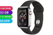Apple Watch Series 5 (40mm, Silver, Cellular) - Refurbished (Excellent)