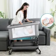 Portable Baby Bedside Sleeper Bassinet Waterproof Mattress Pad Infant Newborn