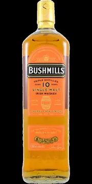Bushmills 10 Year Old Sherry Cask Finish Irish Whiskey (1000mL)