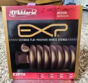 D'Addario EXP74 Mandolin Medium Phosphor Bronze Guitar Strings .011-.040