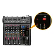 6/8/12/16 Channel Bluetooth Studio Audio Mixer Live Sound Mixing Console w/USB