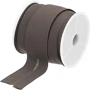 uxcell 1 Inch Single Fold Bias Tape Cotton Continuous Bulk Bias Tape for Sewing, Seaming Quilting Hemming Binding Crafts (Brown 10 Yards)