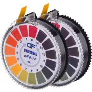 Tiras de papel para prueba de pH universales, rollo de tiras de prueba de pH, me