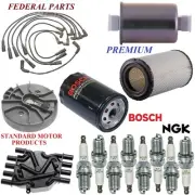 Tune Up Kit Filters Cap Spark Plugs For GMC K2500 V8 5.7L; GAS; 4WD 1997-2000