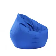 80x90cm Portable Lounge Bean Bag Cover 420D Oxford Waterproof Lazy Sofa Chair Dust Protector BLUE COLOR
