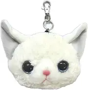 内藤デザイン研究所(Naitou Design) White Cat Plush from Isshoganikei Pass Case