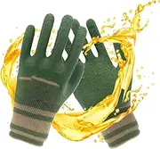 Garden Gloves for Women, Puncture-Resistant Rubber Tools, Thorn-Proof Waterproof Gloves for Yard Work, Weeding, Digging, Raking, Pruning, Sturdy Outdoor Accessories