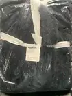 Pottery Barn Faux Fur Shearling Robe - Medium - Black -NWT