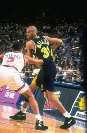 Playoffs Indiana Pacers Reggie Miller vs New York Knicks John Star- Old Photo