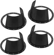 ABOOFAN 4pcs Car Speaker Gasket Ring Speaker Adapter Spacer for Automotive Audio Easy Installation Wide Compatibility for Cars Motorcycles Durable Protection Against Debris