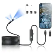 Endoscope Camera with Light, 1920P HD Borescope Tools with 9 Adjustable LED L...