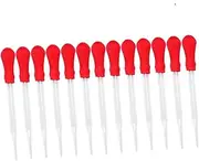 ULTECHNOVO 13-piece Set of Glass Droppers Eye Pipettes Lightweight Portable Ideal for Experiments