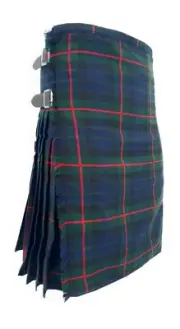 Gunn Modern Tartan 8 Yard 12oz Weight Men's Wool Blend Kilt