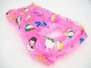 INFLATABLE POOL BED RAFT LOUNGER SWIMMING SWIM TOY FLOATING KIDS CHILDREN PINK