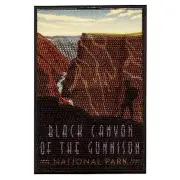 Black Canyon of the Gunnison Patch National Park Travel Sublimated Embroidery Ir