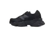 New Balance 9060 'Triple Black Suede' U9060BPM Men's Vintage casual shoes