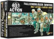 Fallschirmjager Winter Starter Army - 28mm Scale Miniatures for Bolt Action Highly Detailed World War 2 Miniatures for Table-top